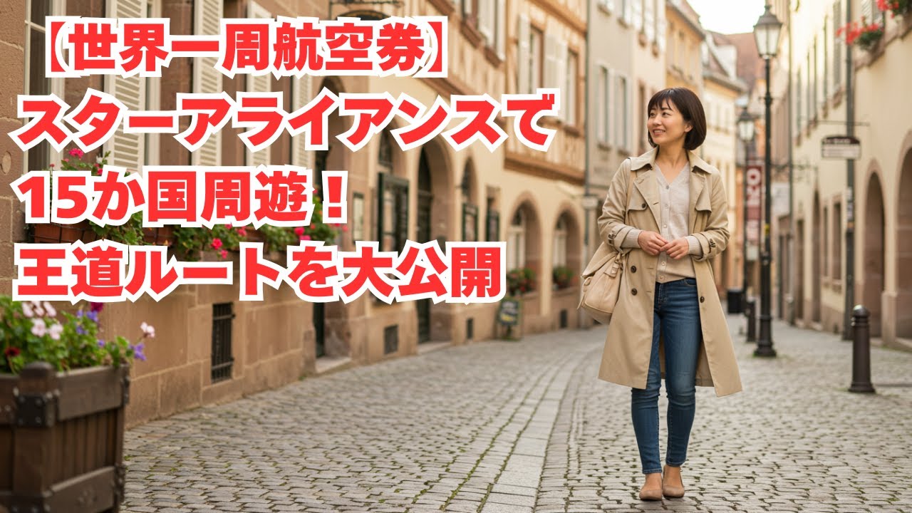 【世界一周航空券】スターアライアンスで15か国周遊！王道ルートを大公開