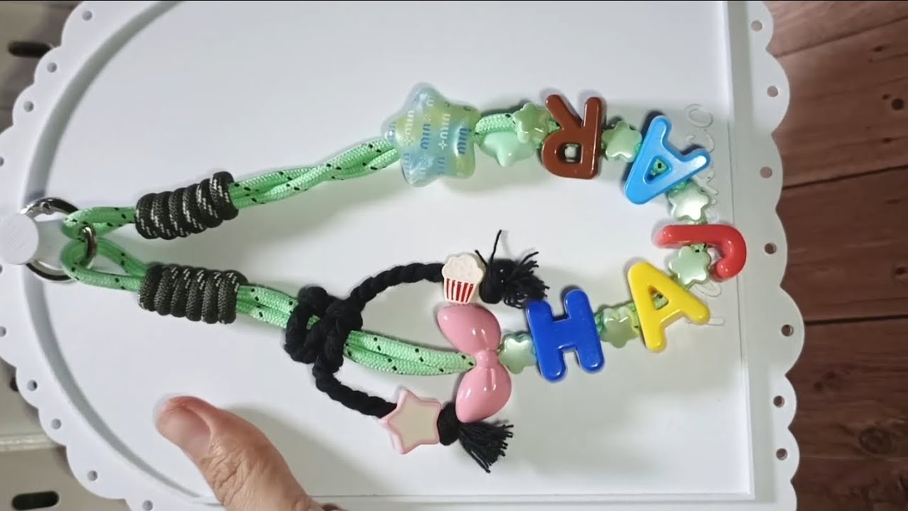 DIY Strap Phone x Ganci Kustom Nama #diy #charmaccessories #handmade 