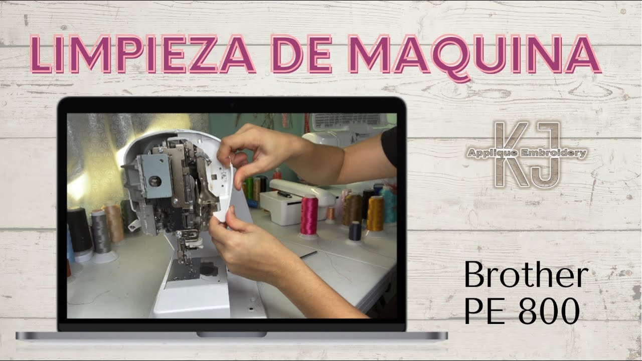 Limpieza de máquina de bordar Brother - embroidery machine cleaning (Mantenimiento) 🧹 TUTORIAL