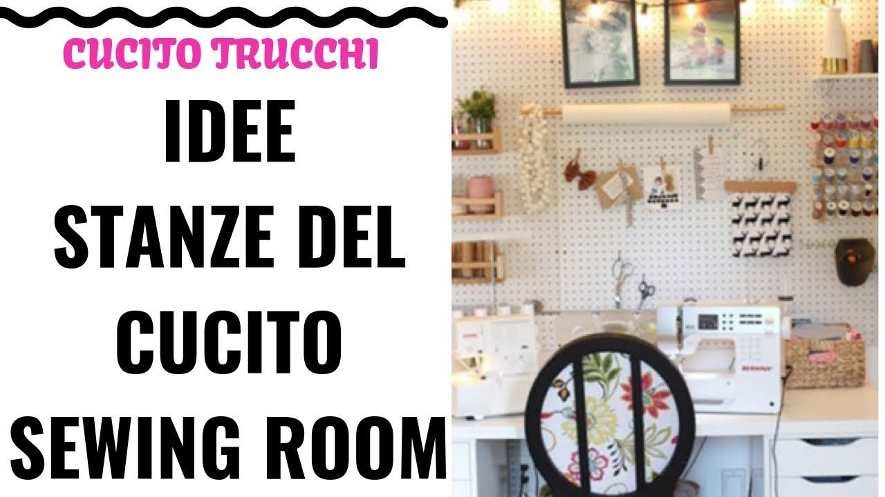 IDEE STANZE CUCITO | organizzazione • Sewing Room Ideas @cri.carpent
