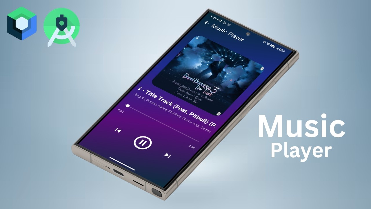 Build a Music Player App in Android Studio | Kotlin + Jetpack Compose + Media3 Tutorial
