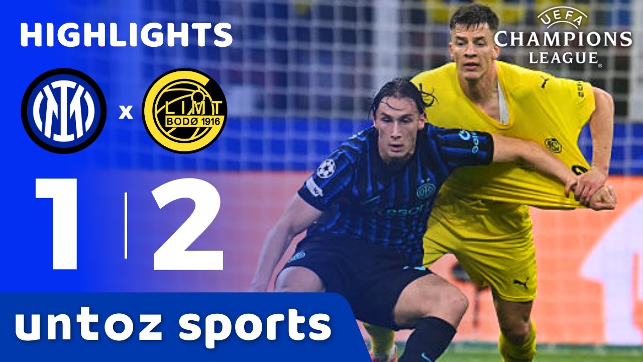 Inter 1-2 Bod&oslash;/Glimt | Highlights | Champions League 2025/26 | Untoz Sports