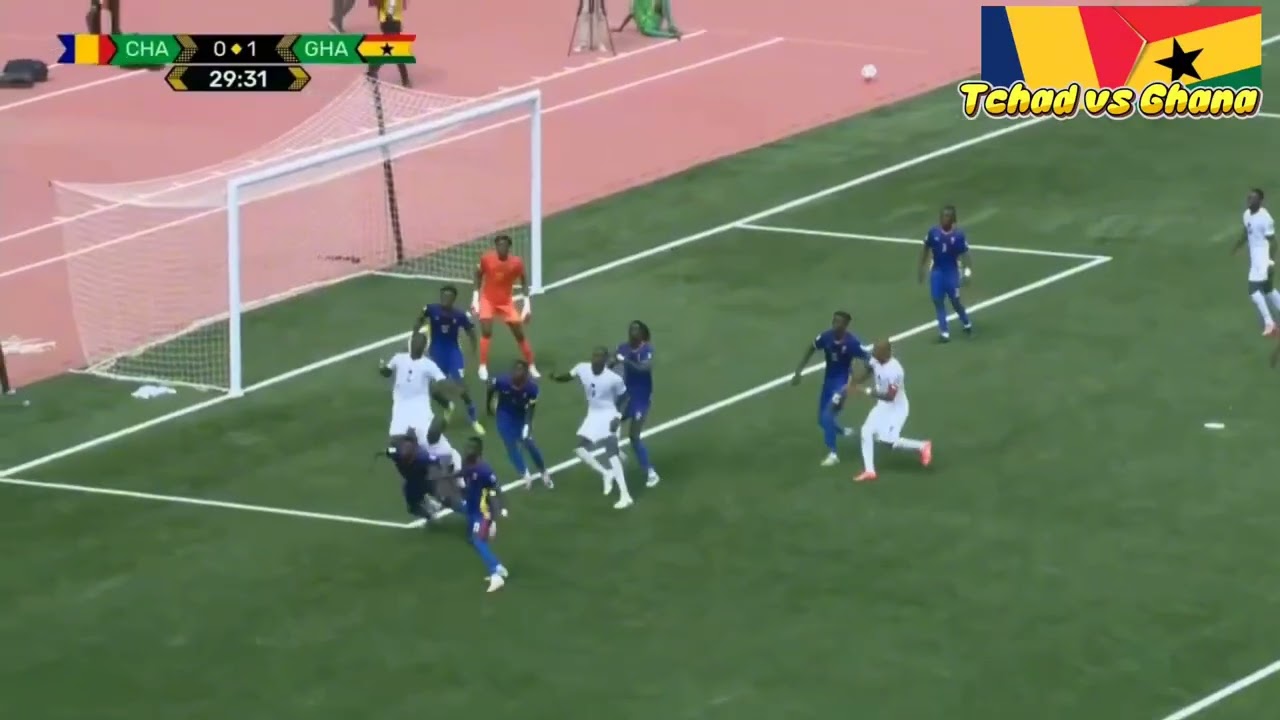 Tchad vs Ghana calcification de coup du monde 2026