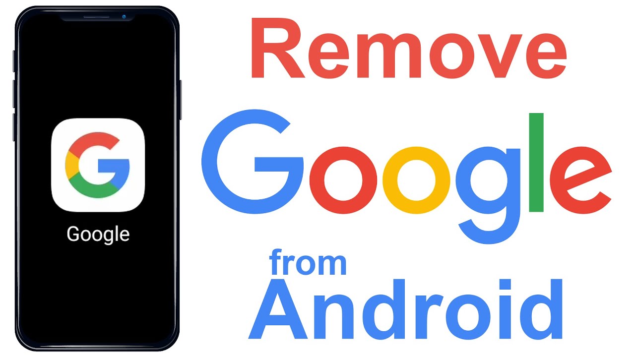 how to remove google account from android