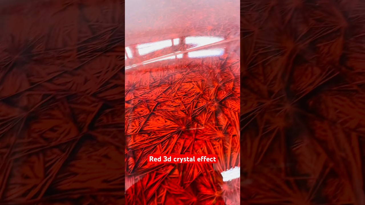 Color 3d crystal effect Renewing cars with distinctive colors and irresistible shine #candy #viral