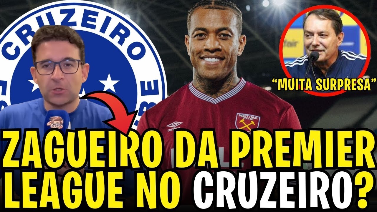 CRUZEIRO FECHA NEGÓCIO DE 90 MILHÕES E PODE TRAZER ZAGUEIRO DA PREMIER LEAGUE! NOTÍCIAS DO CRUZEIRO