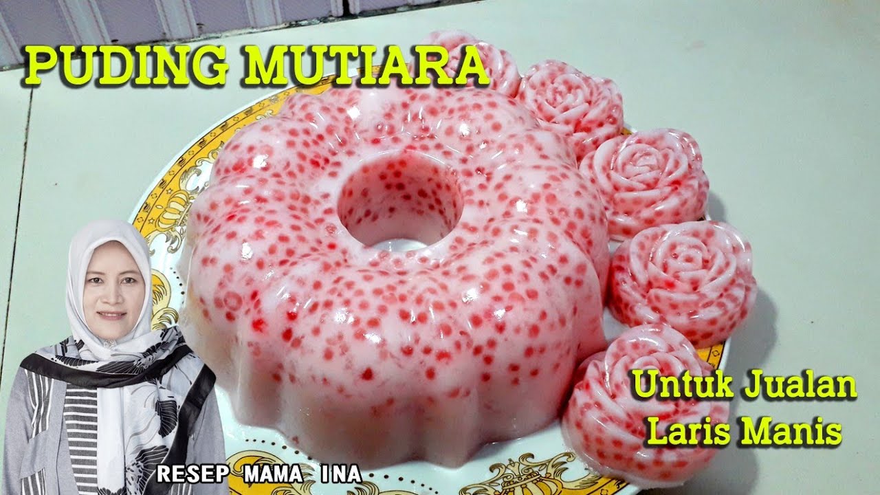 resep dan cara buat puding mutiara santan tidak lengket hasil nya jozz