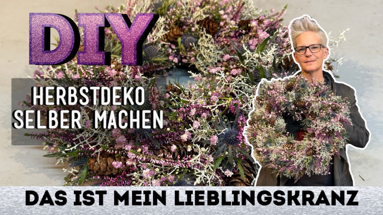 Herbstdeko einfach selber machen - mein persönlicher HERBSTKRANZ 🍂🍁🍂
