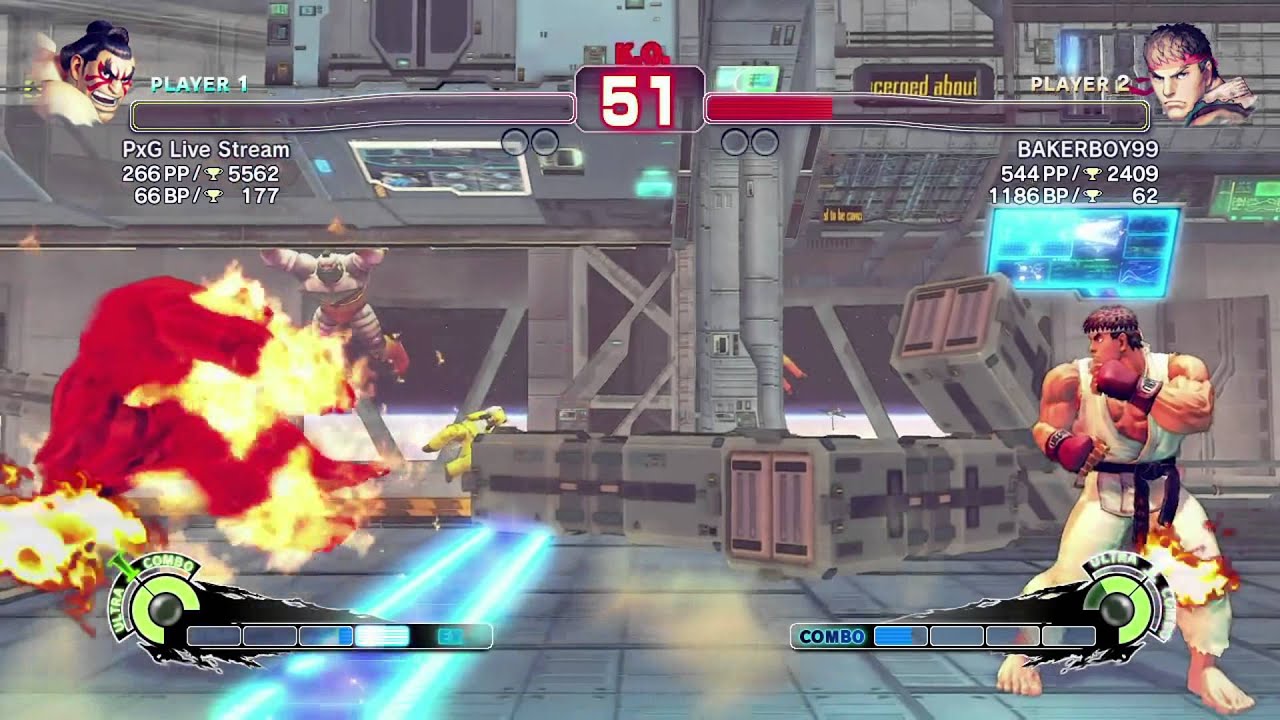 USF4 - PxG Live Stream vs BAKERBOY99 - (Rank Matches)