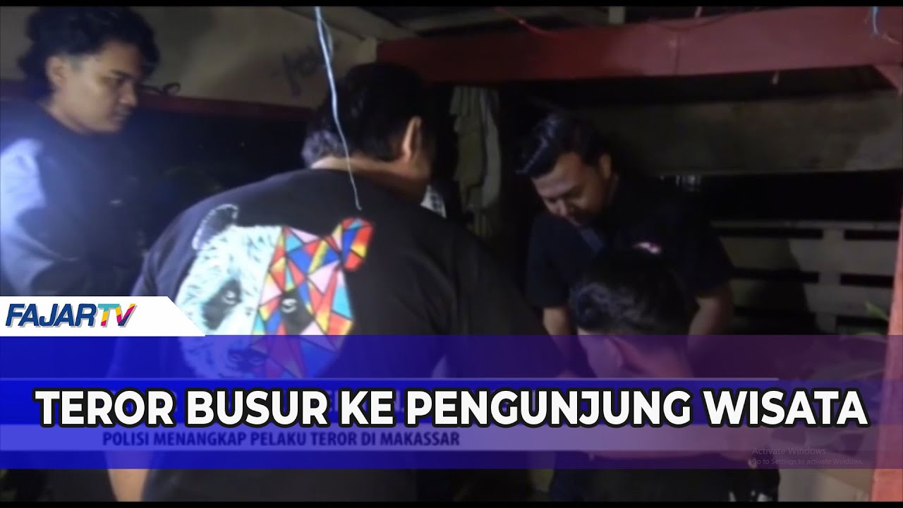POLISI MENANGKAP PELAKU TEROR DI MAKASSAR