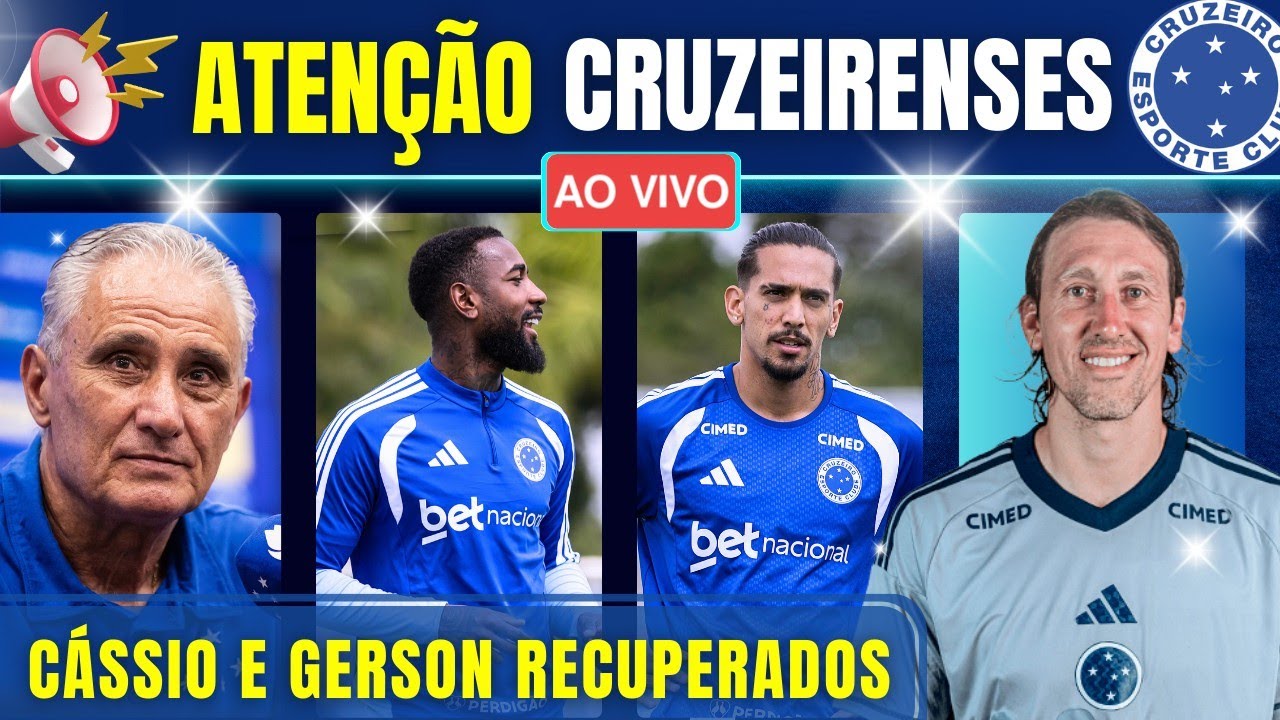 📢 PROGRAMA ATENÇÃO CRUZEIRENSES / E MAIS NOTÍCIAS DO CRUZEIRO AO VIVO.