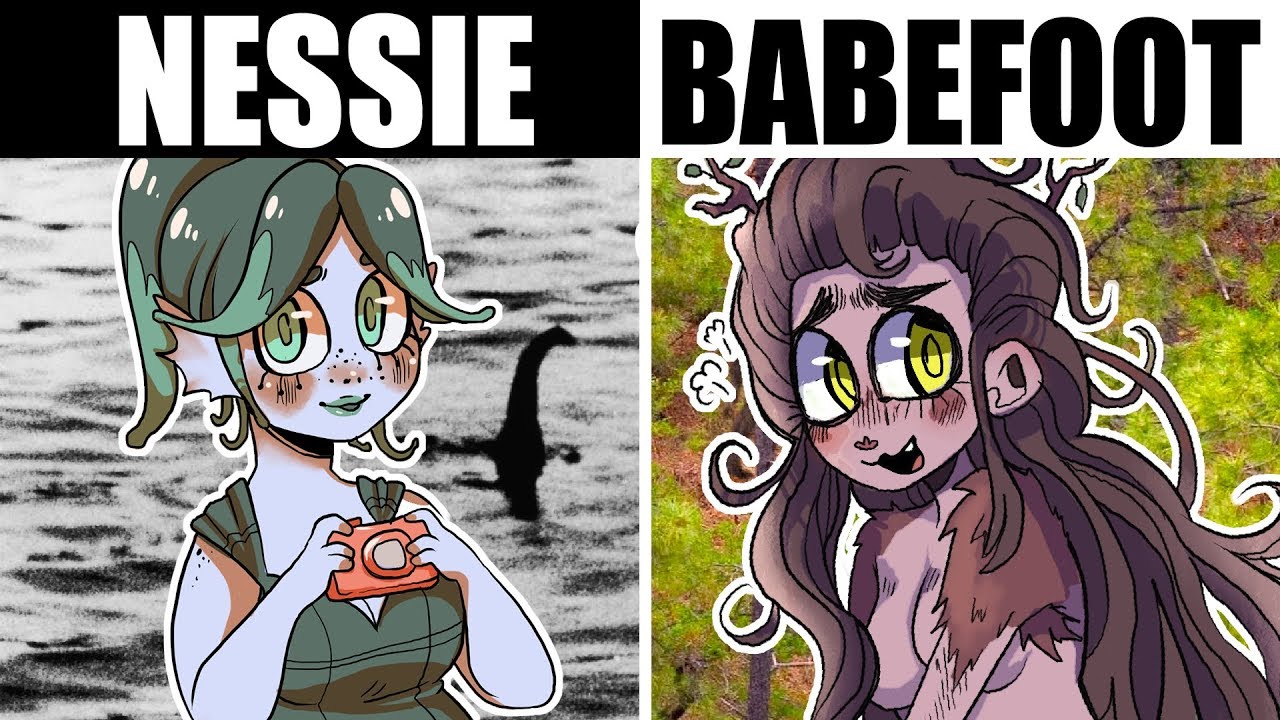 IF CRYPTIDS WERE CUTE GIRLS [Bigfoot, Mothman, Nessie + More!]