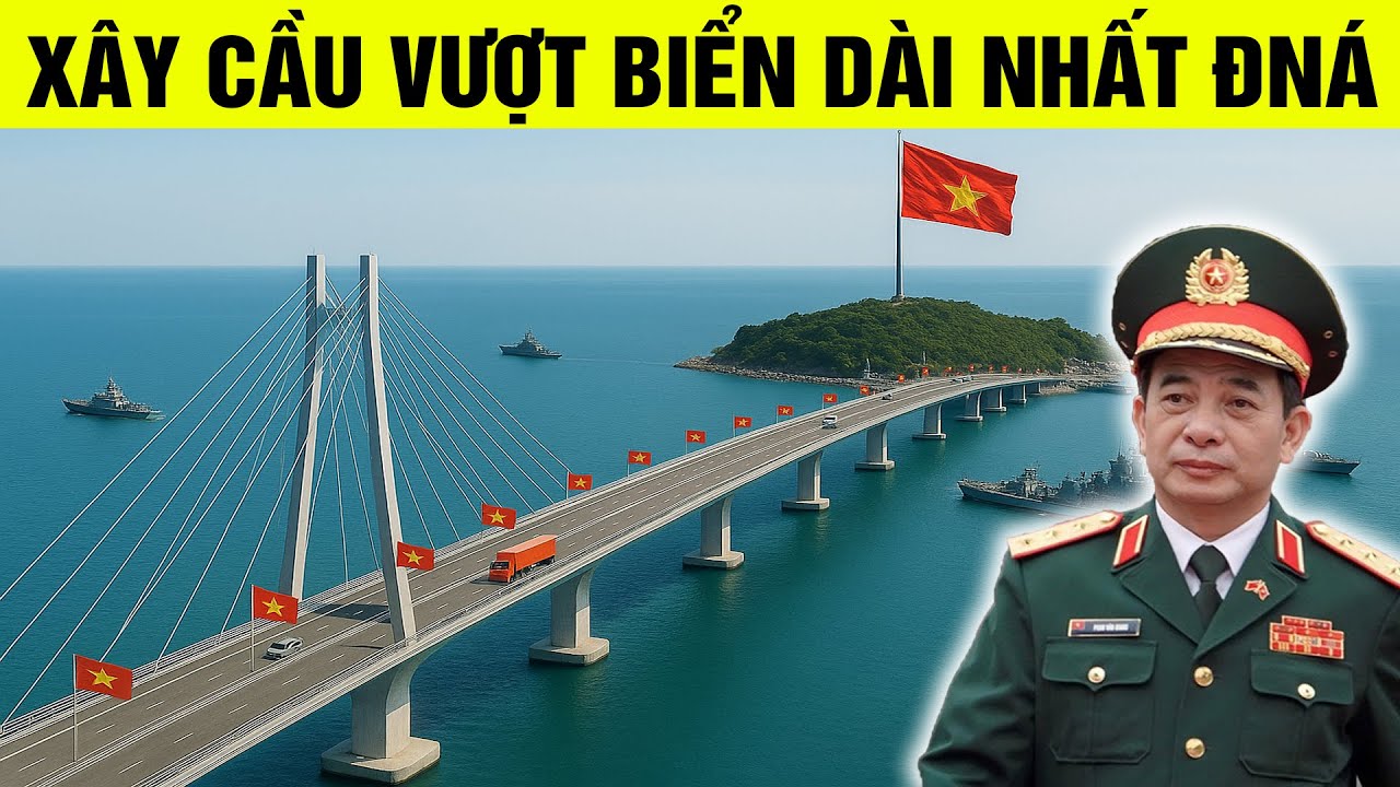 VN xây cầu vượt biển dài nhất Đông Nam Á khiến Campuchia tái mặt