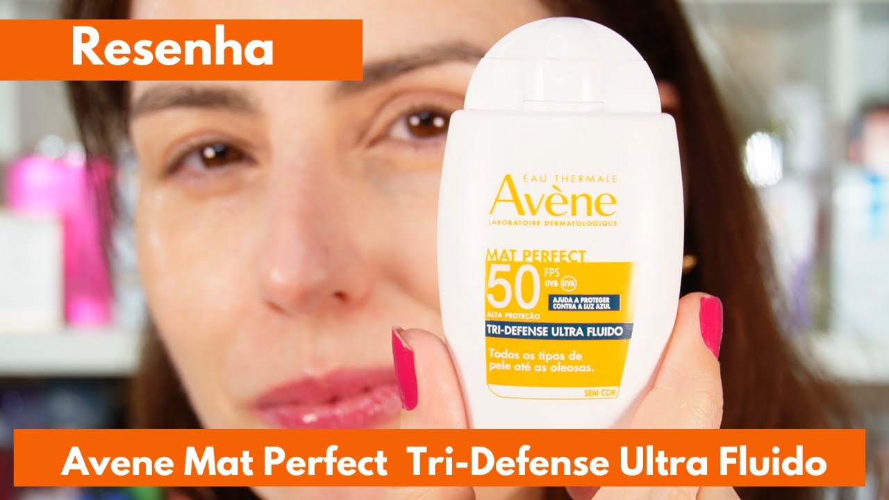 Avene Mat Perfect Tri defense Ultra Fluido FPS50 sem cor - resenha!