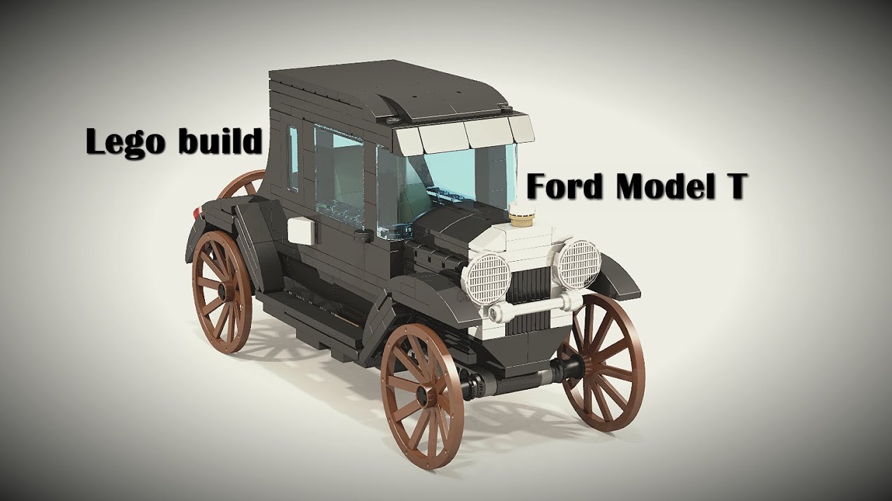 Lego build - Ford Model T MOC - LDD instructions