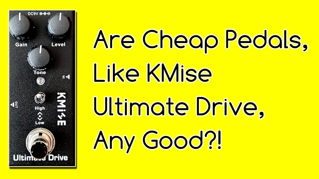 KMISE Ultimate Drive Guitar Pedal - with Fender Telecaster & Stratocaster