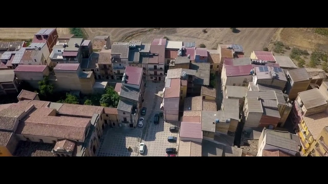 San Angelo Muxaro, Sicile By Drone