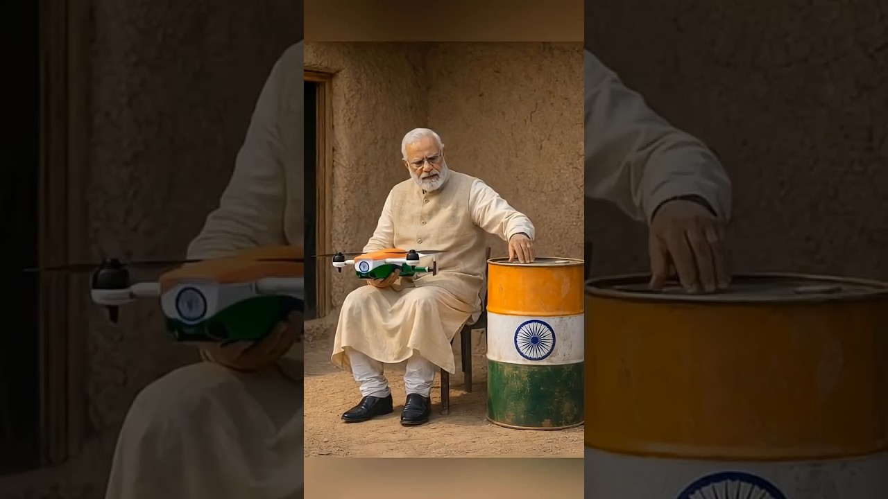 Trump and Modi in Controversial Tariff Gesture | Political Symbolism Explained #politicalhumor#funny
