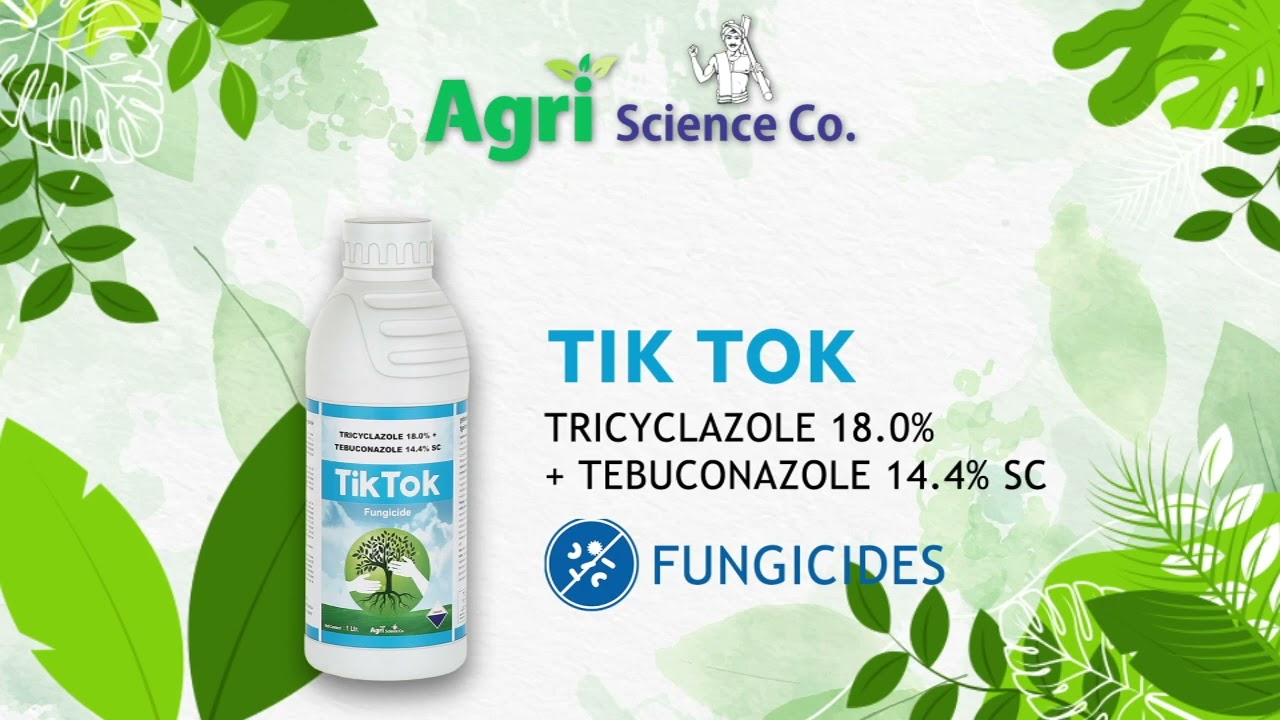 TIK TOK---Tricyclazole 18.0% + Tebuconazole 14.4% SC