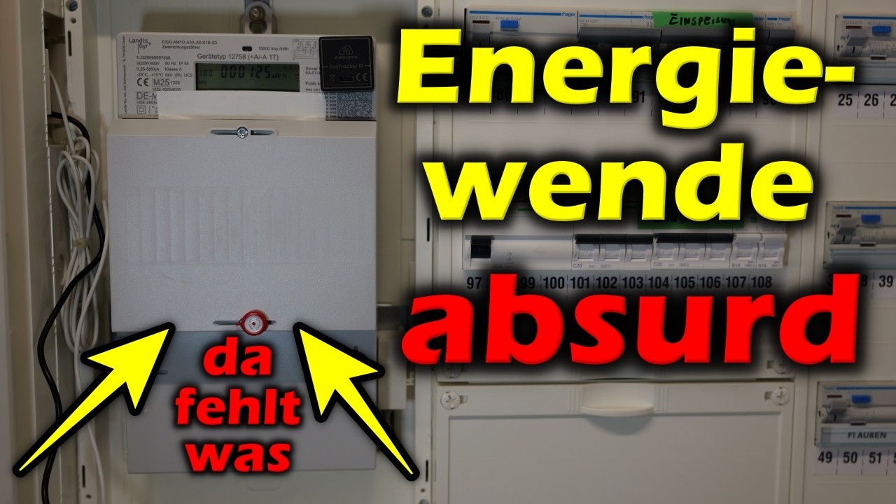 Absurde Energiewende! Ohne Smartmeter geht nichts! Messstellenbetreiber bekommt es nicht hin!