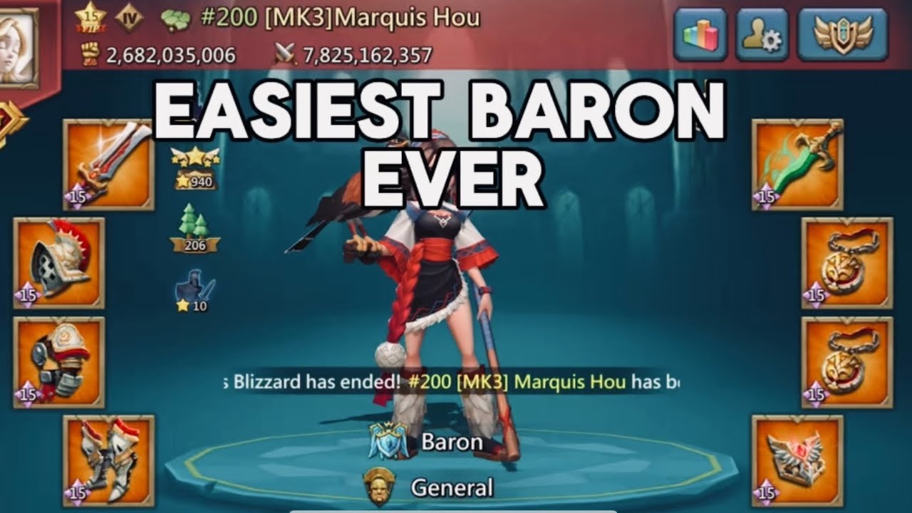 LORDS MOBILE-Baron Highlights and Huge Hits