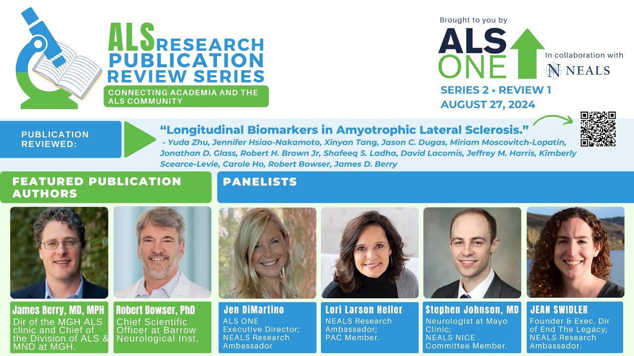 ALS ONE PUB REVIEW SERIES:“Longitudinal biomarkers in amyotrophic lateral sclerosis”
