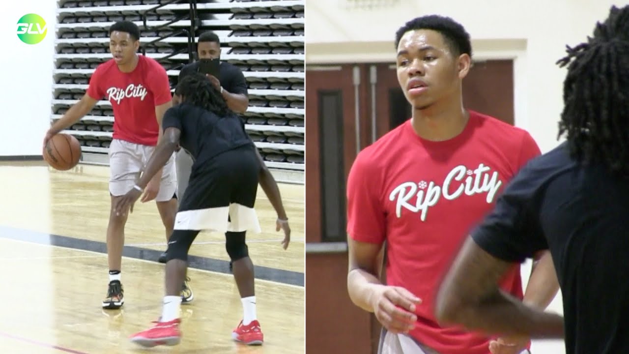 Anfernee Simons Leveling Up His Bag Work In Pickup In Orlando | Portland Trail Blazers Guard
