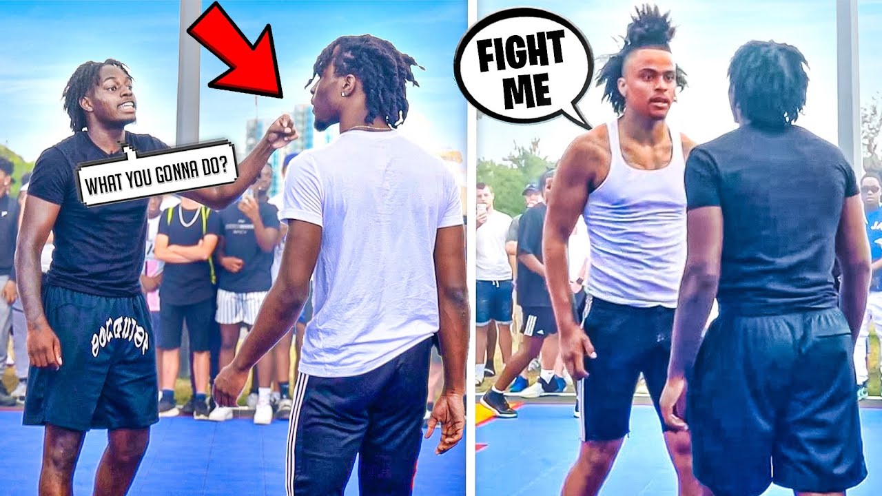 Trash Talkers Wanted To FIGHT & Got EXPOSED Bad! (5v5 Basketball)