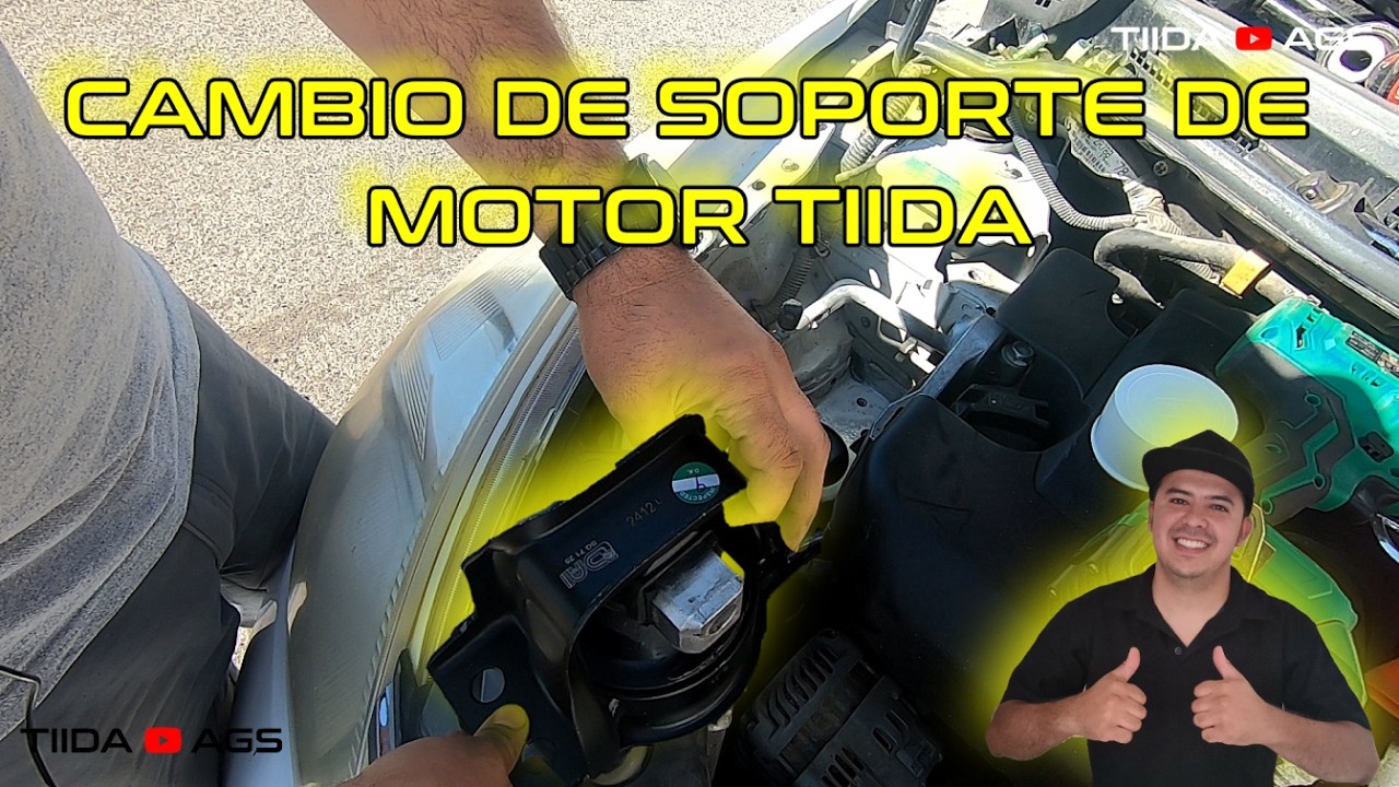 Cambio de soporte de motor derecho hidráulico en tiida