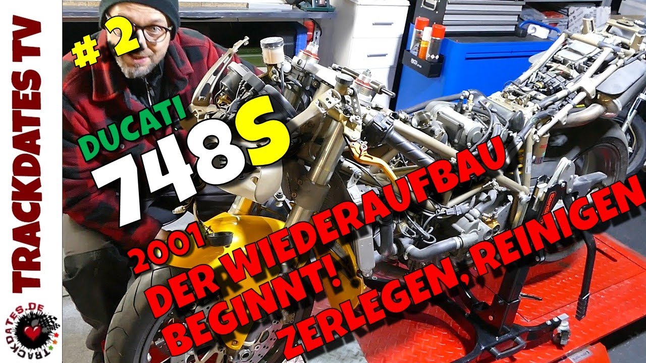 Teil 2 | DUCATI 748S 2001 |  Der Wiederaufbau beginnt | Zerlegen und Reinigen | Blinder Scheinwerfer