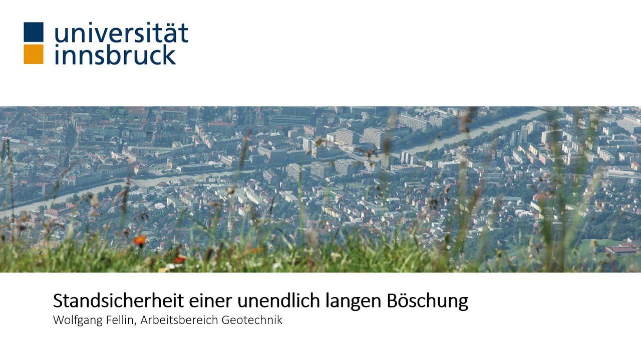 Standsicherheit einer unendlich langen Böschung