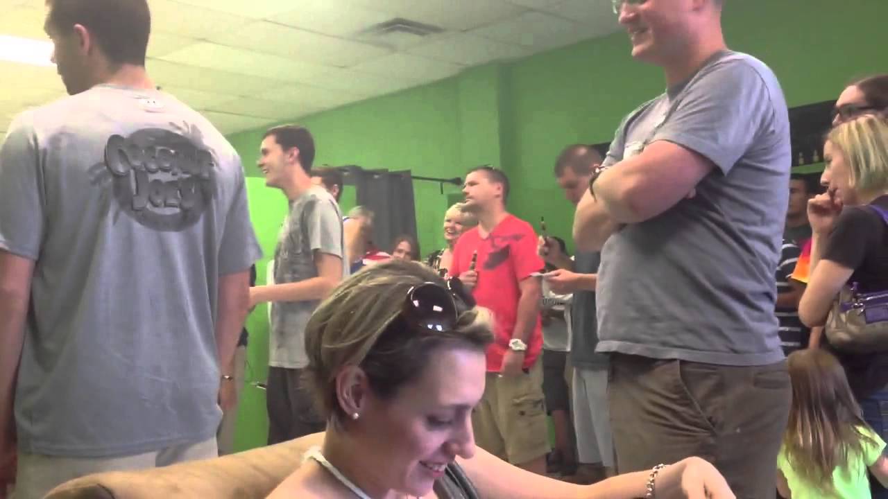 Vapers knoll grand opening first prize goes to Andy.