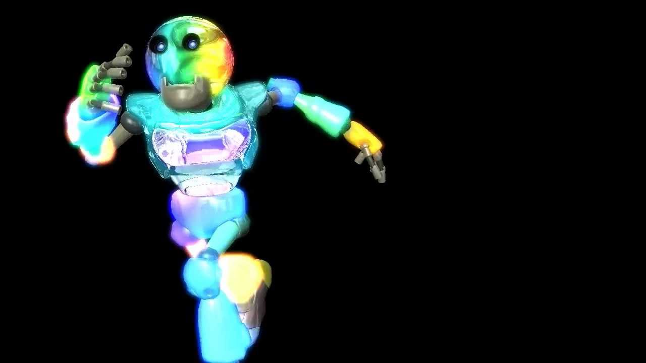 Vjing HD loop roll run bot 001 VJ Clip.avi