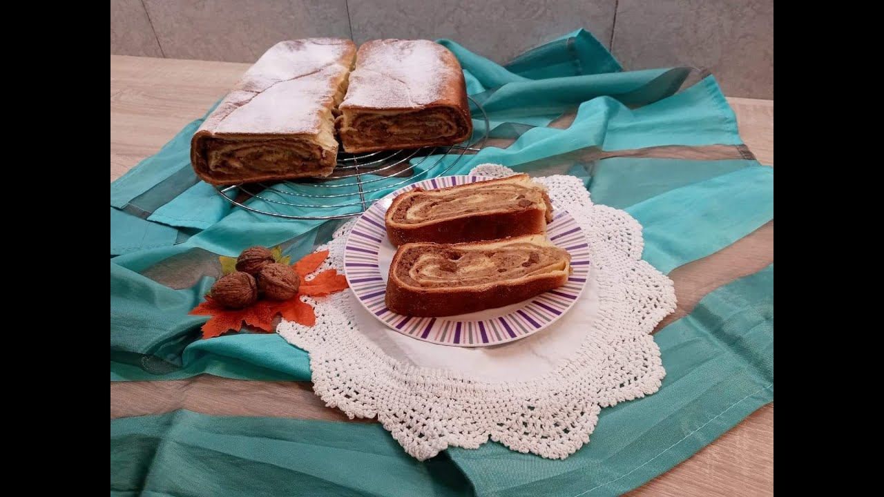 Orehova potica po receptu moje mame- Savijača od orasa (Walnut roll according to my mother's recipe)