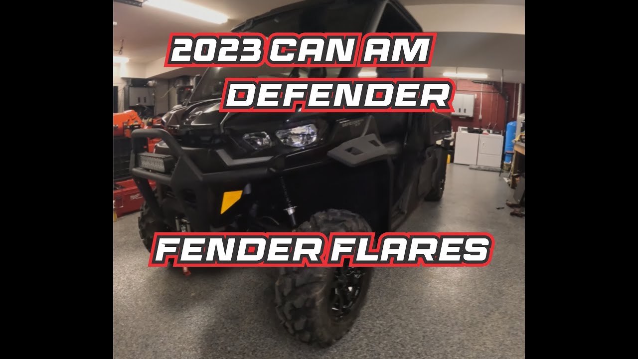 Установка расширителей колесных арок на Can Am Defender 2023 года — пошаговая инструкция.