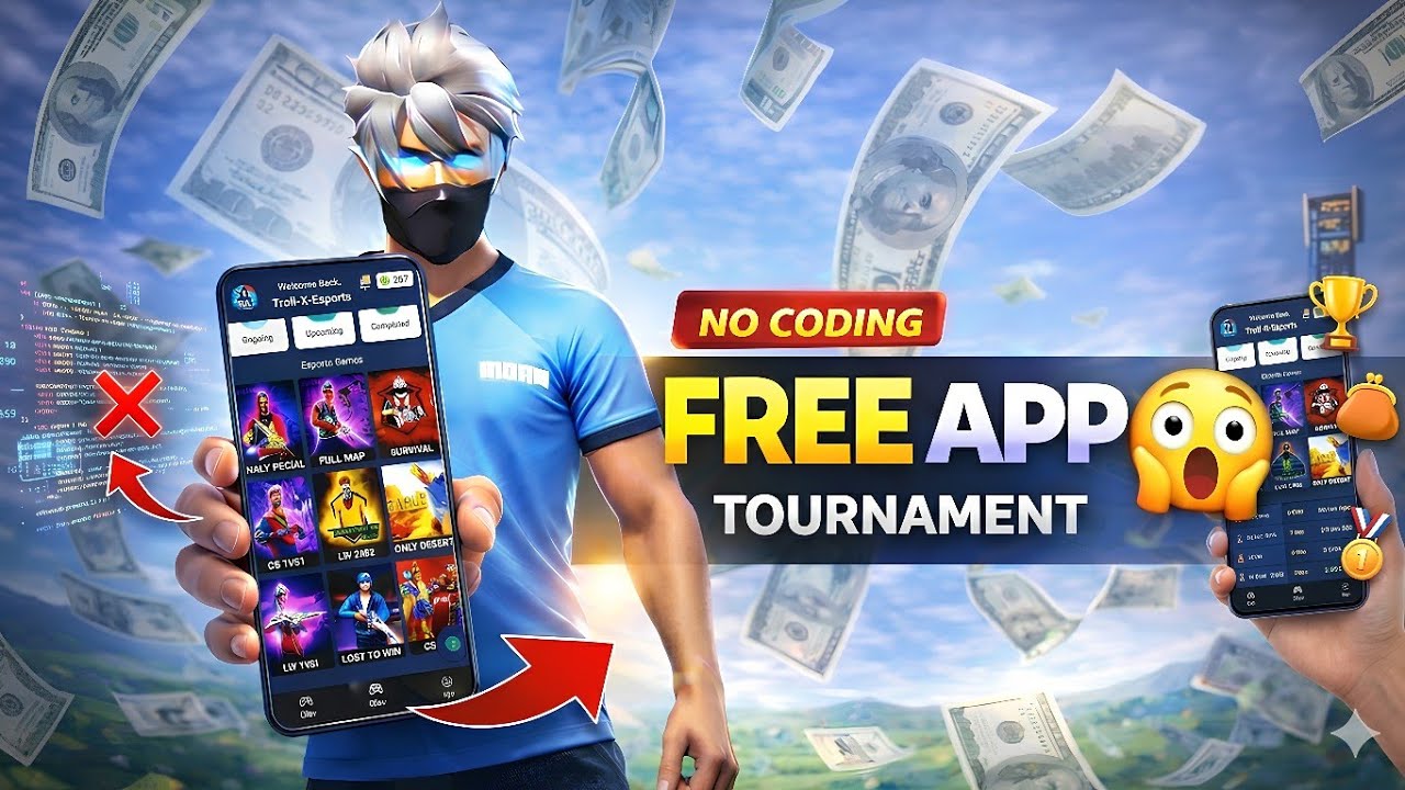 Free Fire Tournament App Kaise Banaye 🤯 | How to Make Tournament App in Free (Part 3)