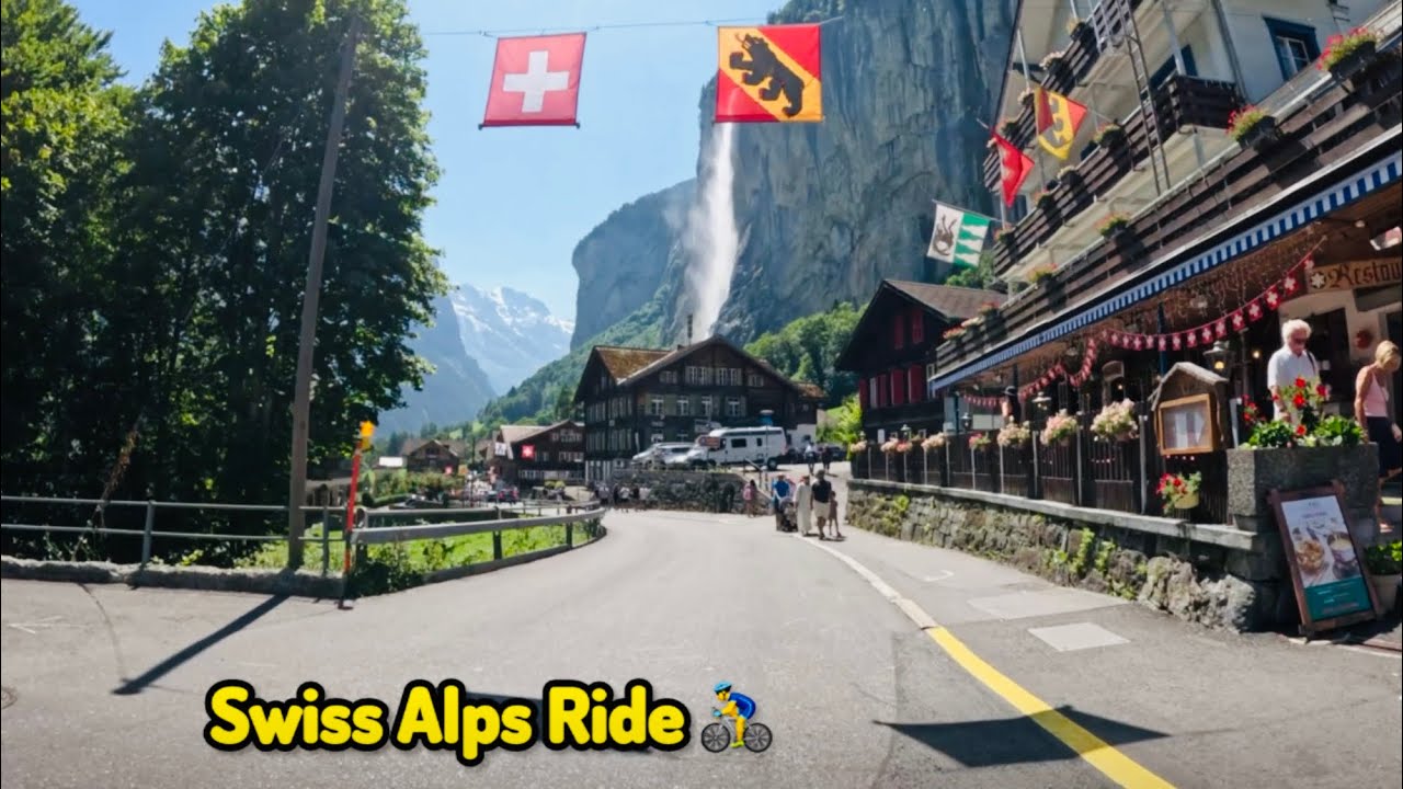 Lauterbrunnen &ndash; M&uuml;rren &ndash; Gimmelwald 🇨🇭 Cycling the Swiss Alps 🚴