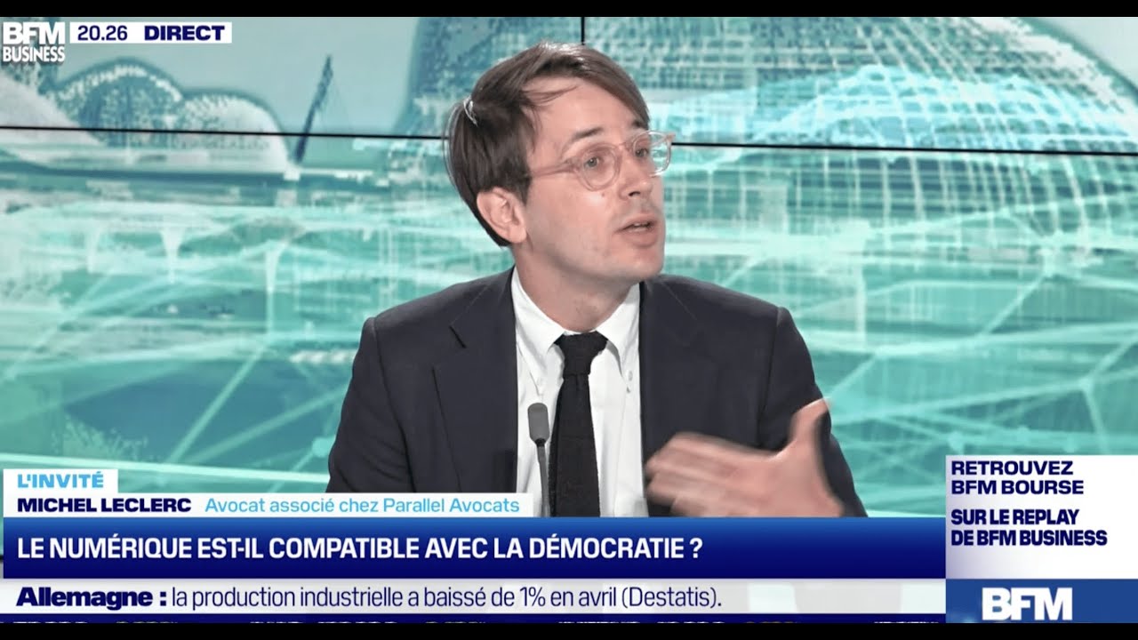 Le numérique peut-il sauver la démocratie? Interview Michel Leclerc (Parallel Avocats)