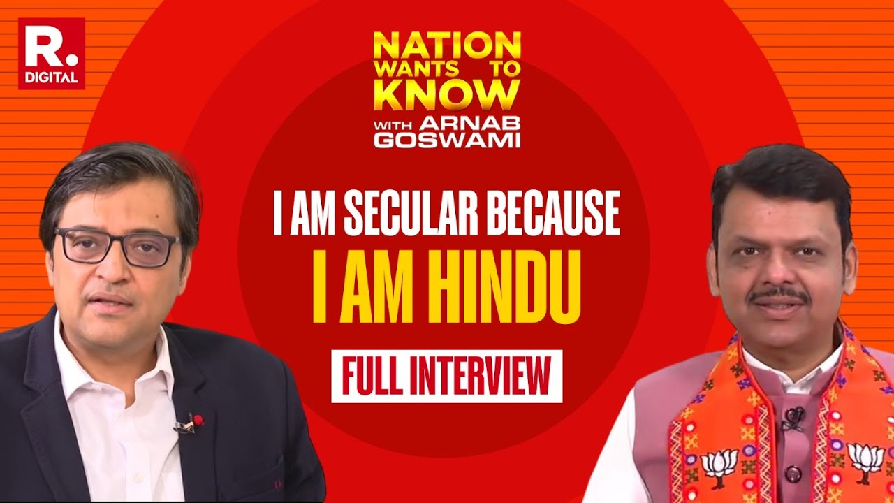 Maharashtra CM Devendra Fadnavis On Nation Wants To Know With Arnab Goswami | Republic TV