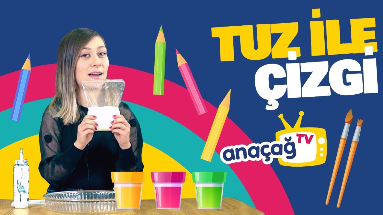 TUZ İLE ÇİZGİ ÇALIŞMASI / Okuma-Yazmaya Hazırlık Etkinliği / ANAÇAĞ TV