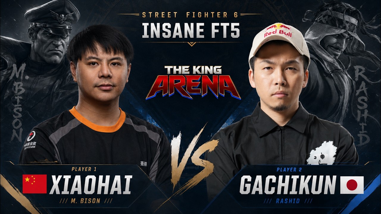🔥 SF6 ▰ XIAOHAI (M.bison) vs GACHIKUN (Rashid) ▰ Street Fighter 6 | High-Level Set 🔥