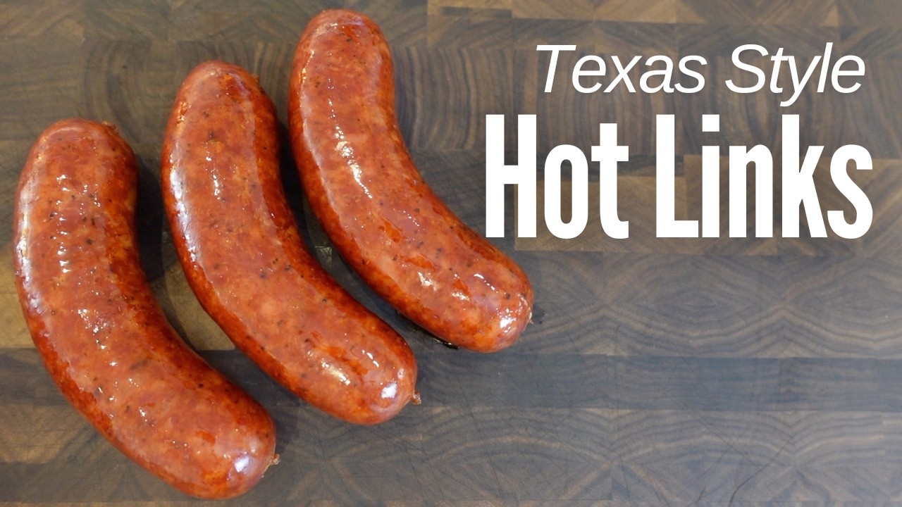 How To Make Texas Hot Links From Scratch | Full Recipe