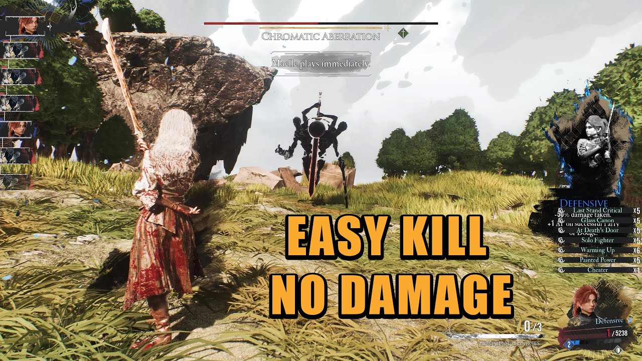 Clair Obscur: Expedition 33 - Solo Maelle | Chromatic Aberration | NO DAMAGE | Expert Difficulty