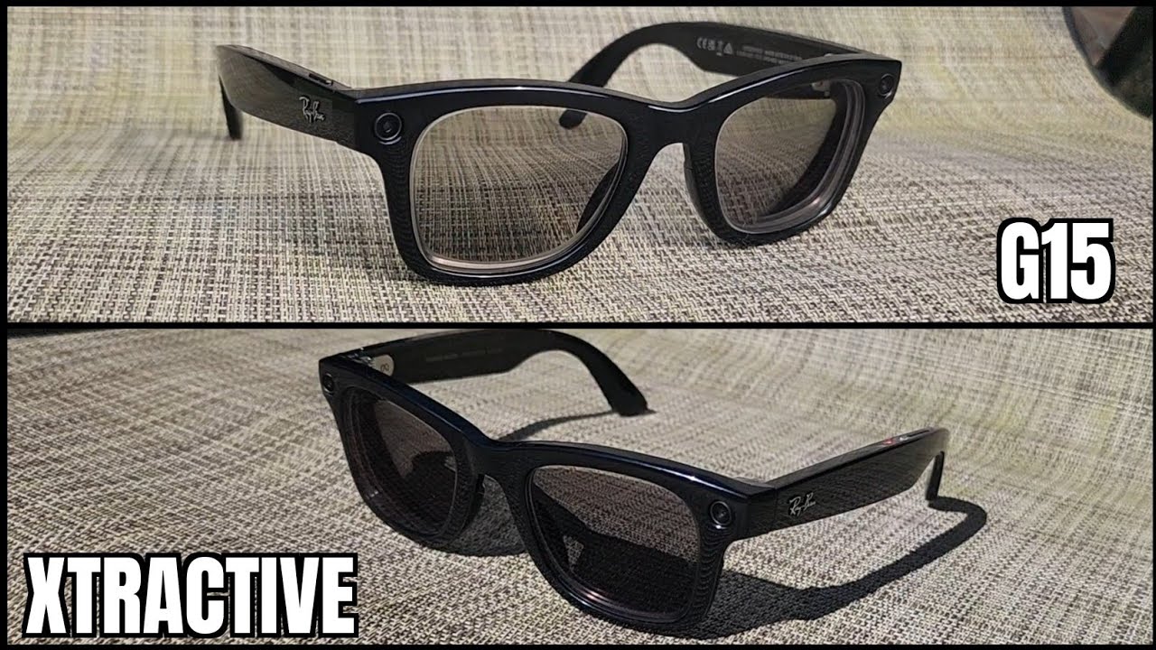 Rayban Meta Wayfarers - G15 vs. XTRActive Transition Lenses Full Comparisons