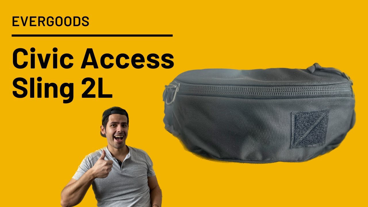 Обзор сумки-слинга Evergoods Civic Access Sling 2L (CAS2) — лучшая минималистичная сумка-слинг/по...