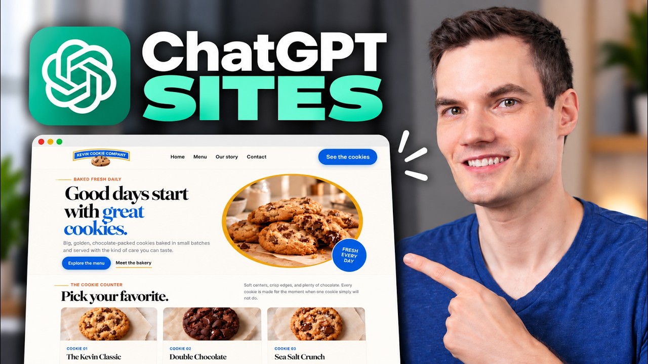 How to Build a Website with ChatGPT Sites