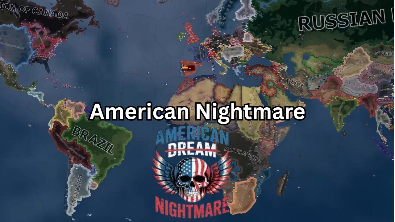 American Nightmare Kaiserreich Hoi4 Timelapse