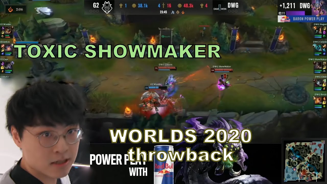 DK Showmaker BMs G2 Wunder | Worlds 2020 Throwback|