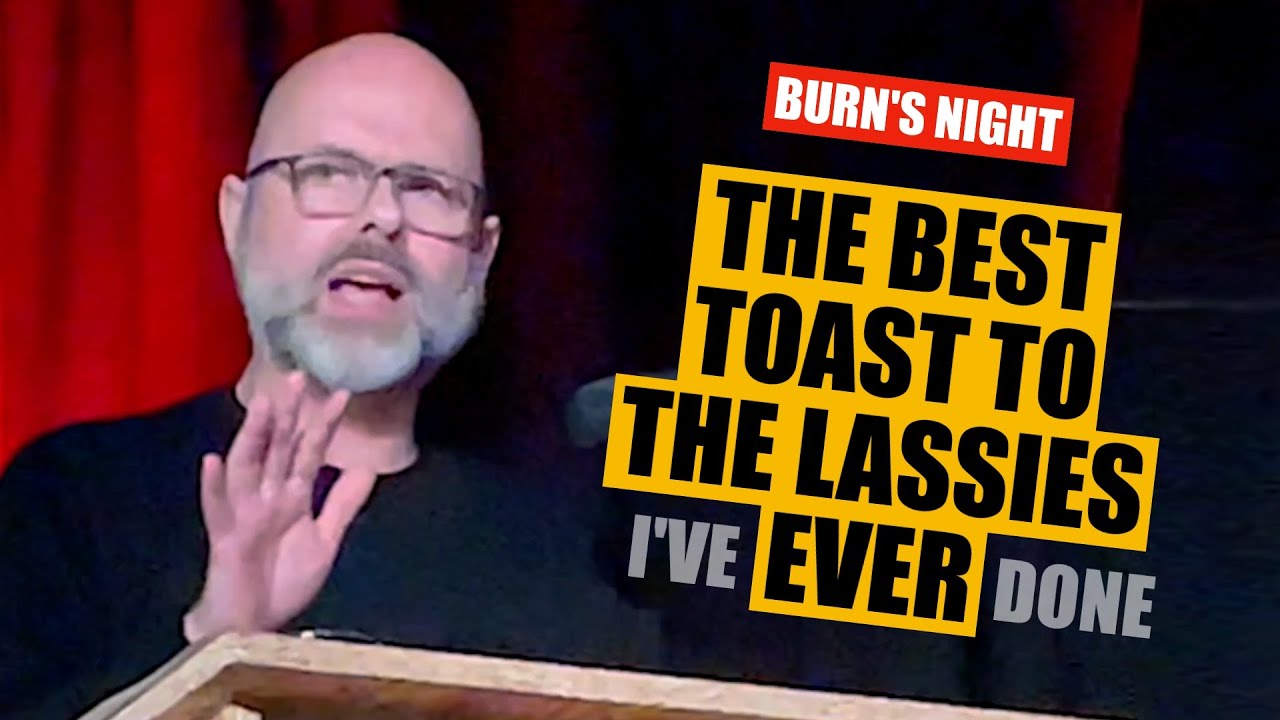 Burns Night Toast To The Lassies by Dave Birss at The Drum Labs January 2023