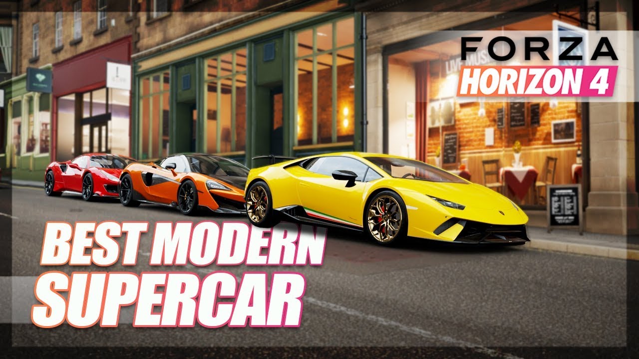 Forza Horizon 4 - Best Modern Supercar! (Performante, 600LT, Pista)